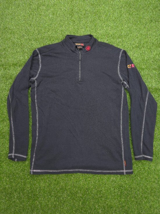 Ariat Other - Ariat 1/4 Zip Pullover Polartec Shirt Mens Large Flame Resistant Workwear HRC2